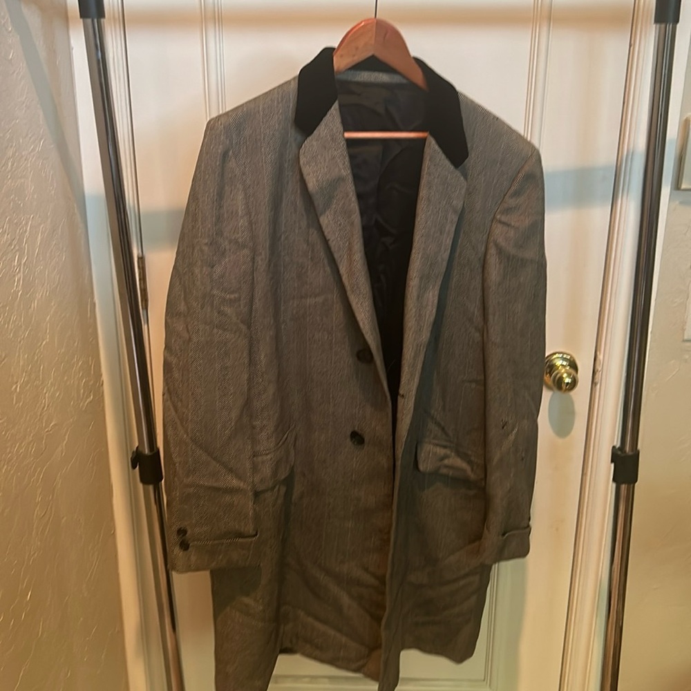 Custom Tailored George Y. Allen Man’s Shop in Oklahoma City Overcoat